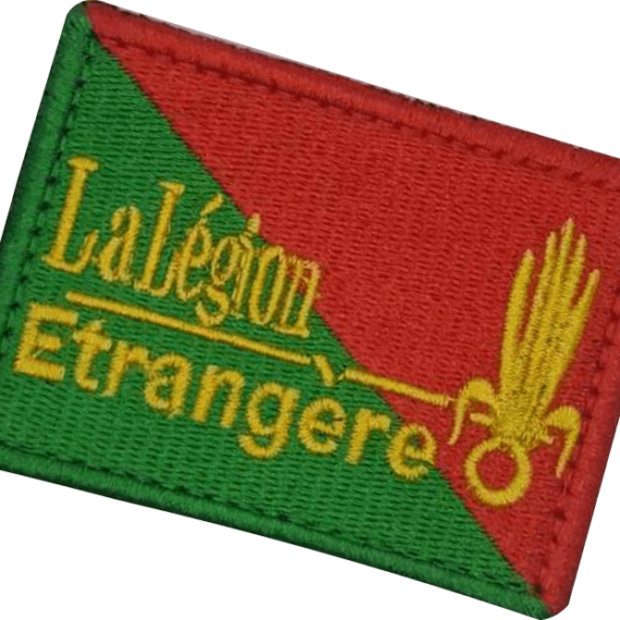 Patch Emblema Legião Estrangeira Bordado com Velcro