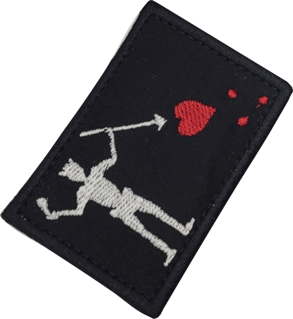 Patch Emblema Barba Negra PCM Forward [Coração] Bordado com Velcro