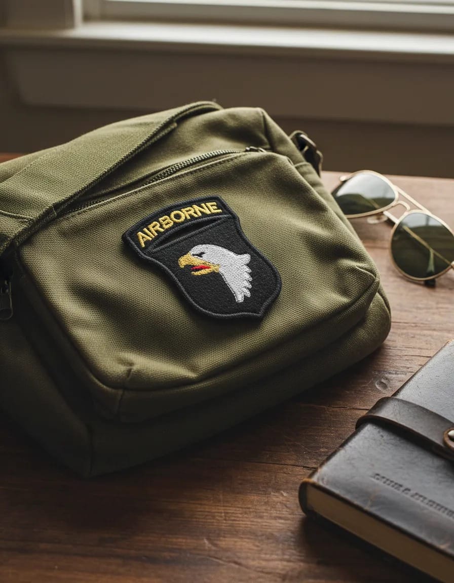 Patch Emblema Airborne Bordado com Velcro - Imagem 2