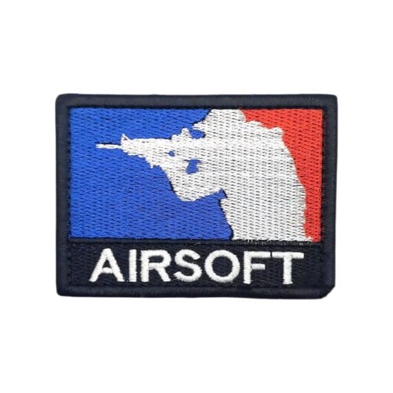 Patch Emblema Bandeira Oficial Airsoft Bordado com Velcro