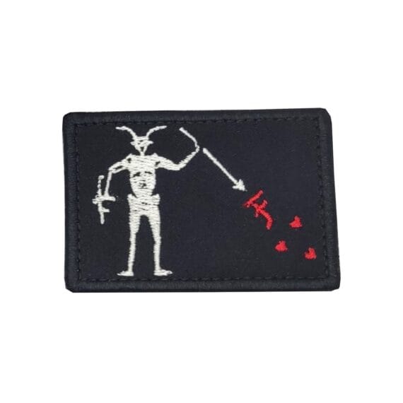 Patch Emblema Barba Negra PMC Forward (F) Bordado com Velcro