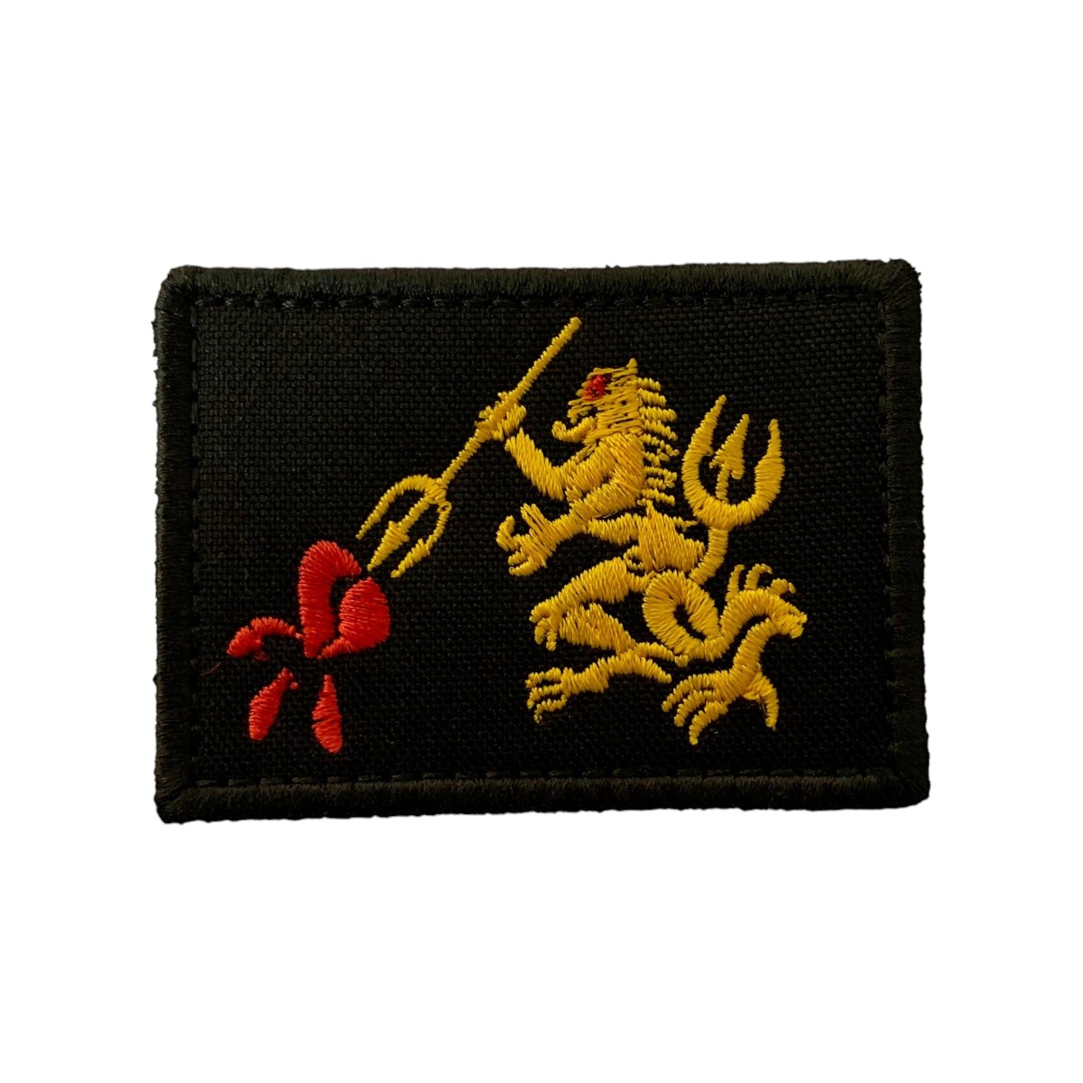 Patch Emblema Bandeira Navy Seal DEVGRU Bordado com Velcro
