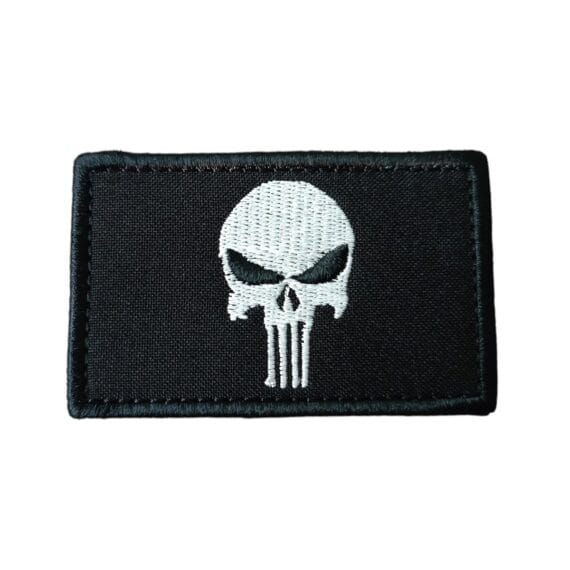 Patch Emblema Bandeira Justiceiro Bordado com Velcro
