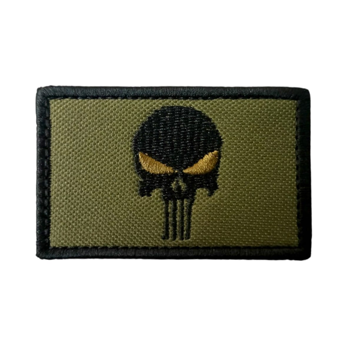 Patch Emblema Bandeira Justiceiro Bordado com Velcro - Imagem 3