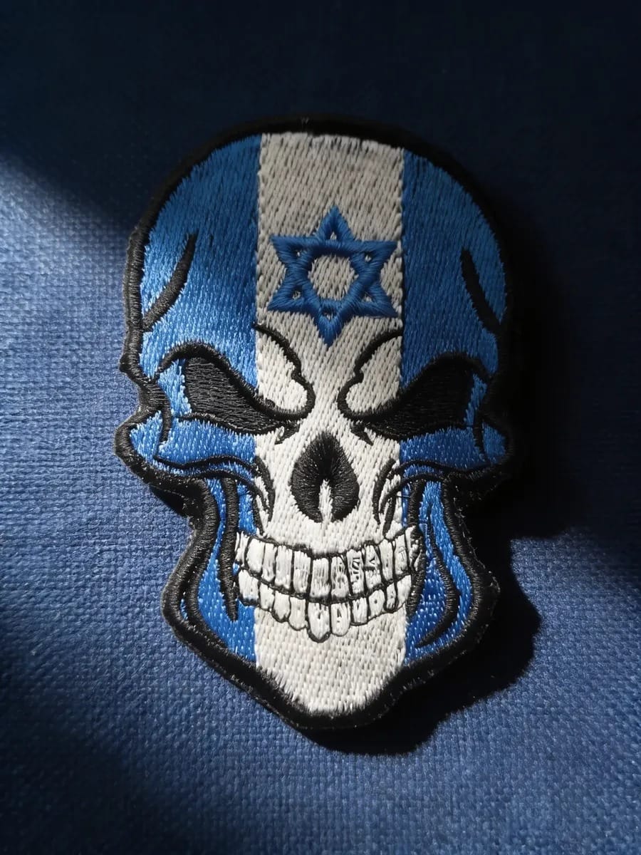 Patch Emblema Caveira Países Bordado com Velcro - Imagem 5