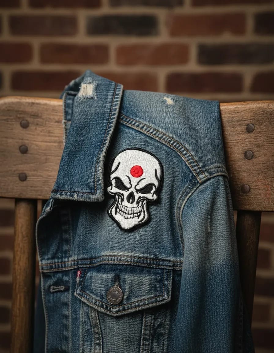 Patch Emblema Caveira Países Bordado com Velcro - Imagem 7