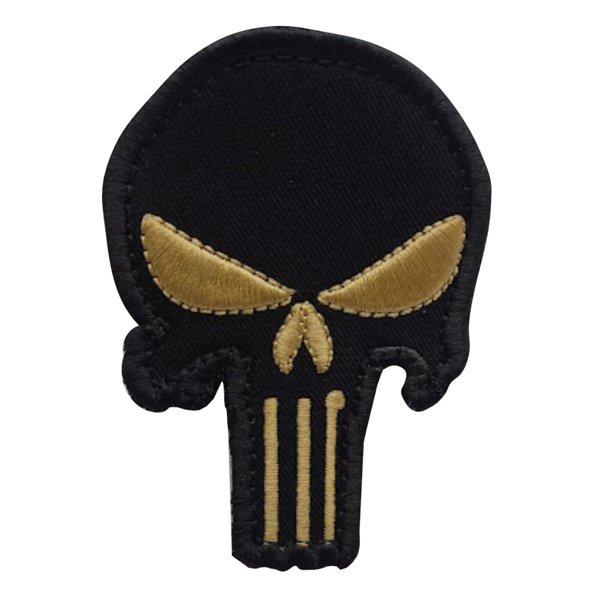 Patch Emblema Caveira Justiceiro Bordado com Velcro