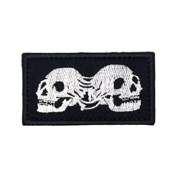 Patch Emblema Forward Caveira Dupla PMC Bordado com Velcro