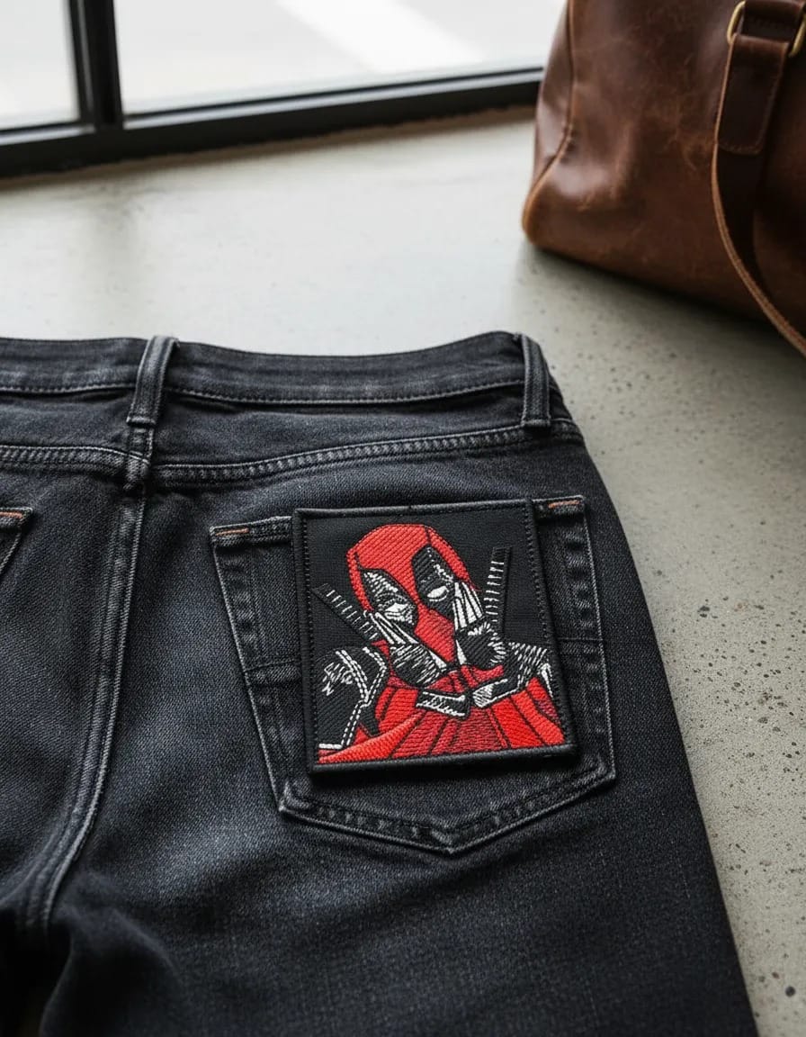 Patch Emblema DEADLIFT 2 Bordado com Velcro - Imagem 2