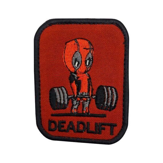 Patch Emblema Bordado DEADLIFT com Velcro