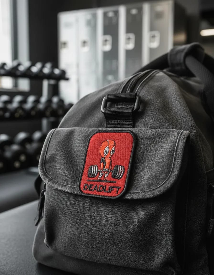 Patch Emblema Bordado DEADLIFT com Velcro - Imagem 2