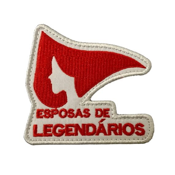 Patch Emblema Esposas de Legendários Bordado Com Velcro