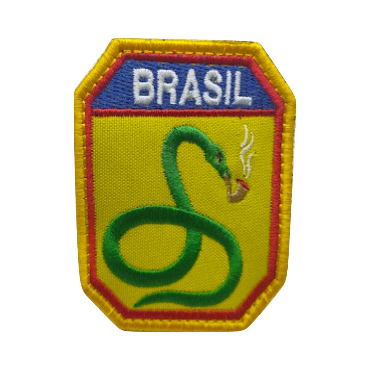 Patch Emblema FEB A Cobra Vai Fumar Bordado com Velcro