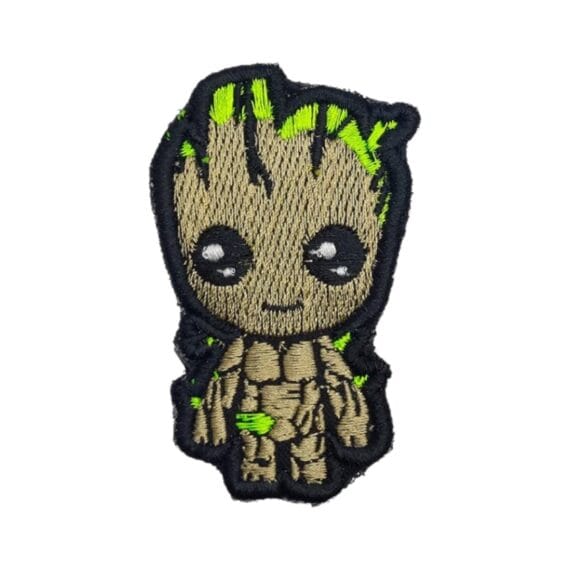 Patch Emblema Eu Sou Groot Baby Bordado com Velcro