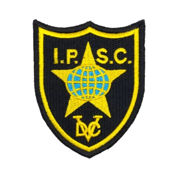 Patch Emblema Confederação Internacional de Tiro Prático IPSC Bordado com Velcro