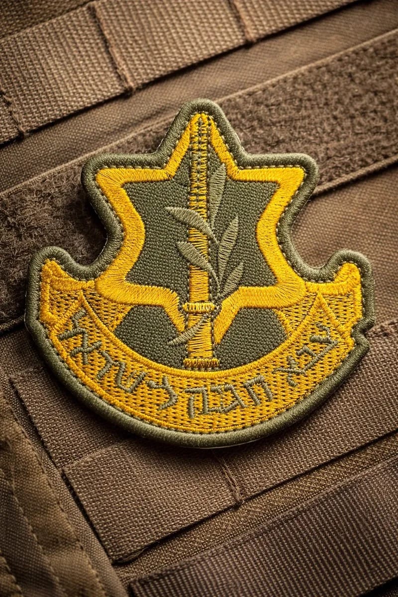 Patch Emblema Exército Israel Original Bordado com Velcro - Imagem 4