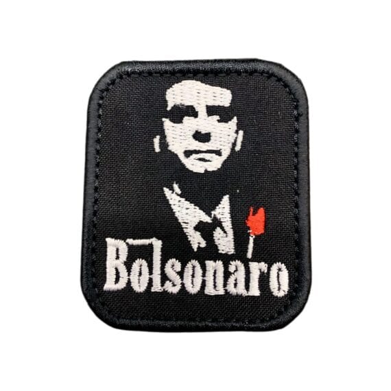Patch Emblema Bolsonaro Mito Bordado com Velcro