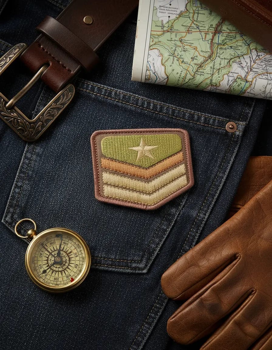 Patch Emblema Patentes Oficial Bordado com Velcro - Imagem 2