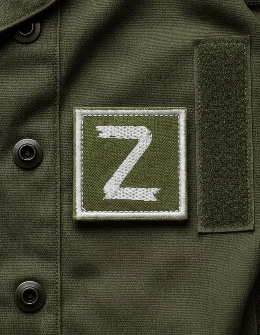 Patch Emblema Rússia Z Bordado com Velcro - Imagem 2