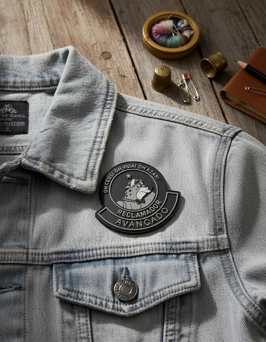 Patch Reclamador Avançado Oficial Emborrachado Com Velcro - Imagem 3