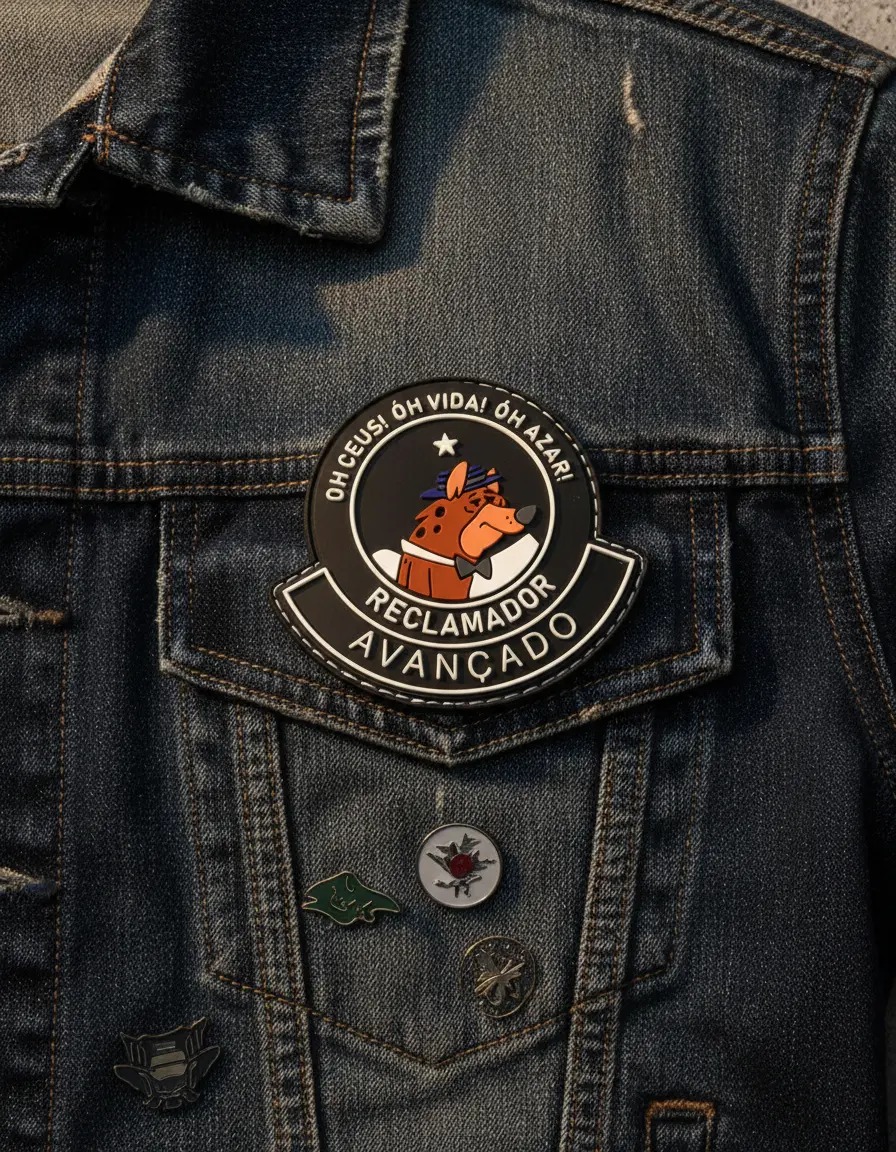 Patch Reclamador Avançado Oficial Emborrachado Com Velcro - Imagem 2