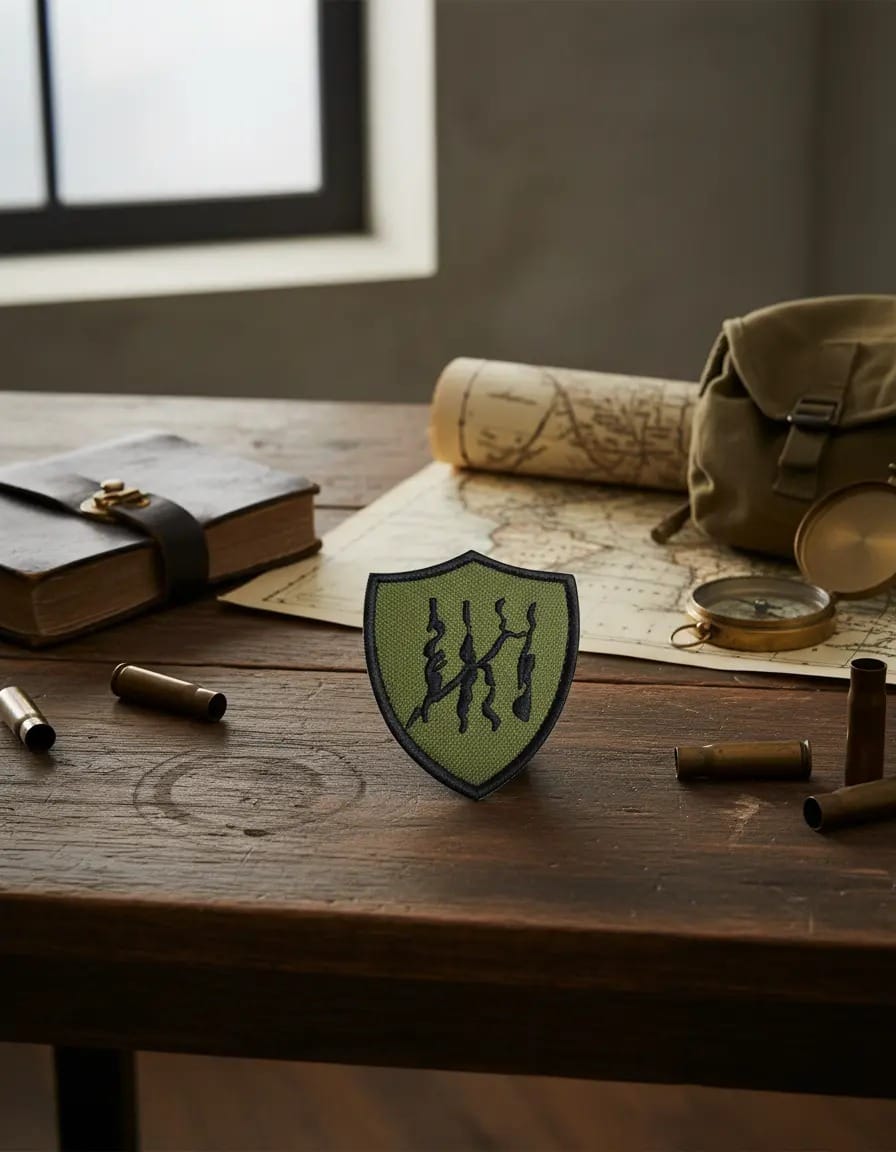 Patch Emblema Sobrevivencialismo Bordado com Velcro - Imagem 4