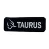Patch Emblema Tarja Taurus Bordado com Velcro