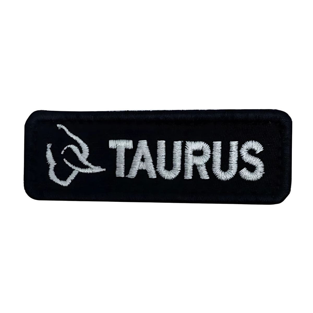 Patch Emblema Tarja Taurus Bordado com Velcro