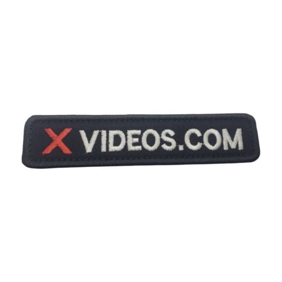 Patch Emblema Tarja Xvideos Bordado com Velcro