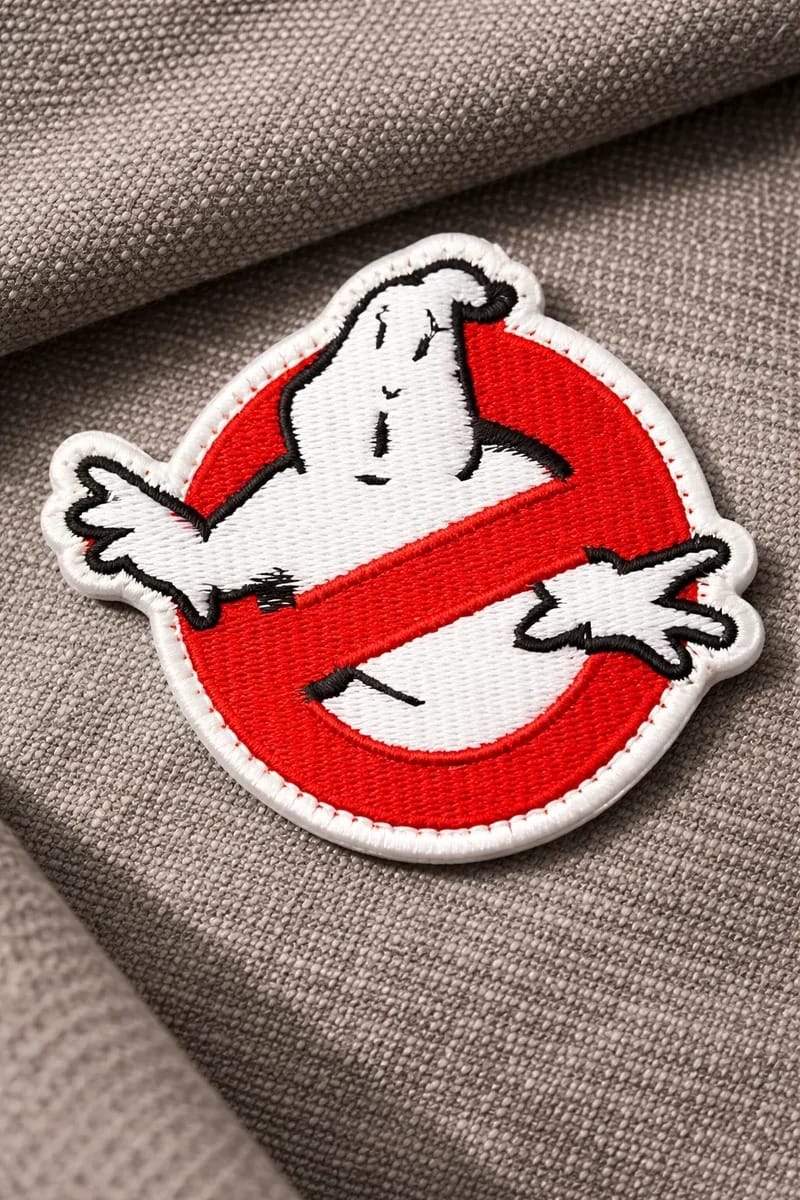 Patch Emblema Caça Fantasma Bordado com Velcro - Imagem 2