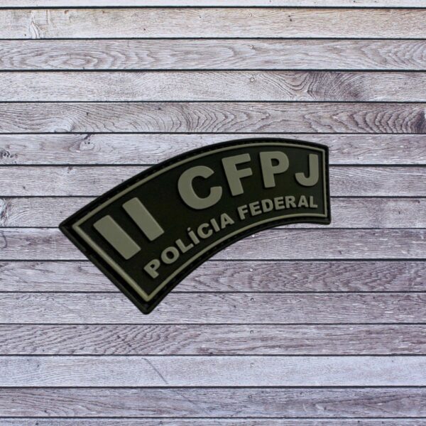 Patch Emblema Manicaca Curso II CFPJ Polícia Federal Emborrachado com Velcro - Image 2
