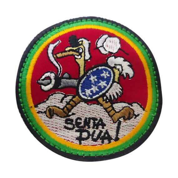 Patch Emblema Senta Pua! Bordado com Velcro