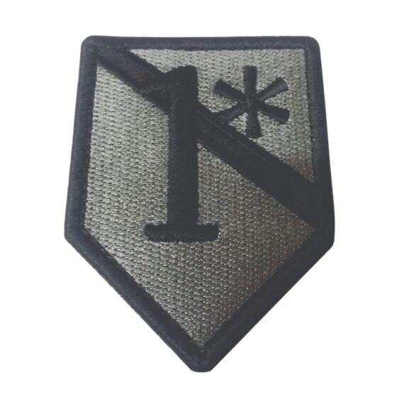 Patch Emblema One Ass To Risk 1* Bordado com Velcro
