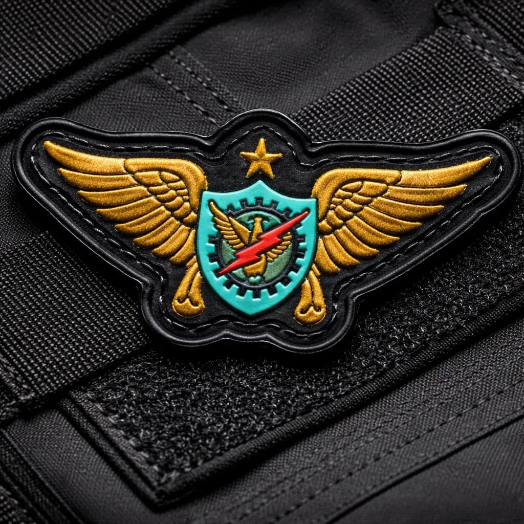 Patch Emblema Breve PATRULHEIRO da PMESP Emborrachado com Velcro - Imagem 2