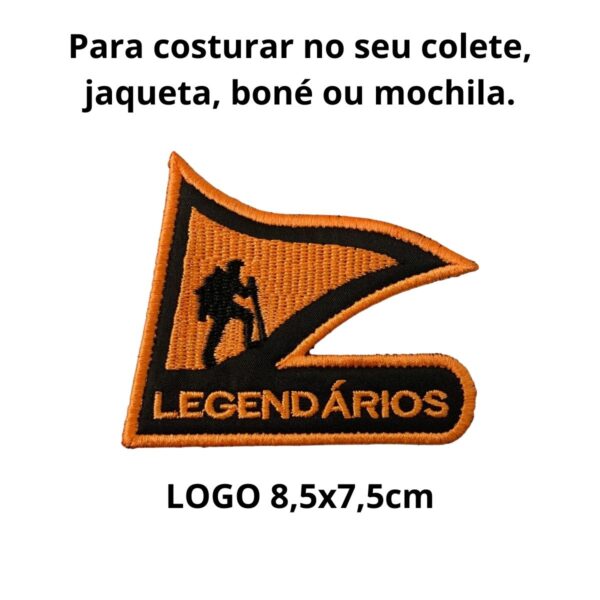 Kit Patches Emblema Legendários Oficial Bordado fixação por Costura - Image 3
