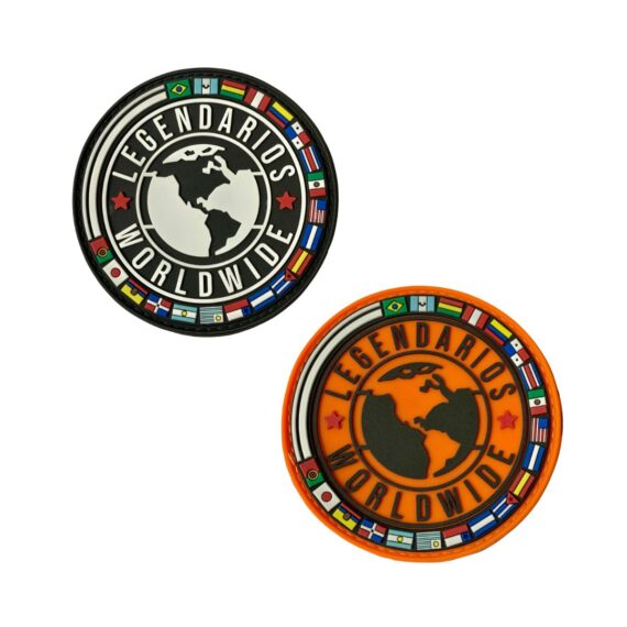 Patch Emblema Legendários World Wide Oficial Emborrachado com Velcro