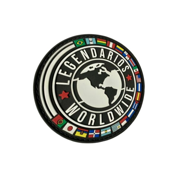 Patch Emblema Legendários World Wide Oficial Emborrachado com Velcro - Image 2