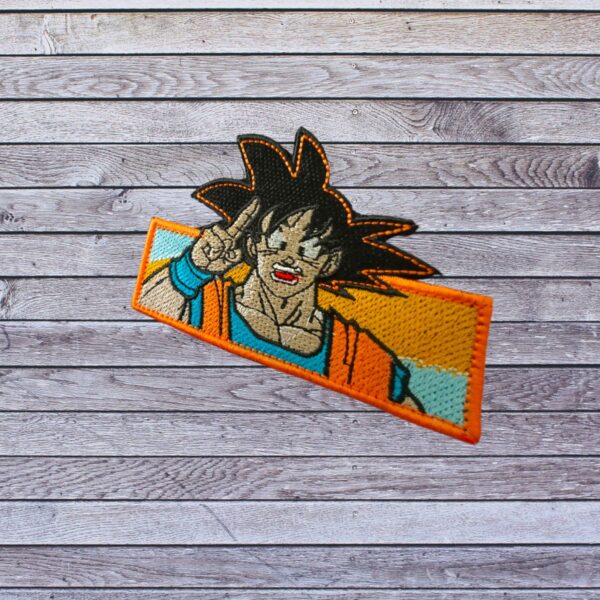 Patch Emblema Oi eu sou Goku Bordado com Velcro - Image 2