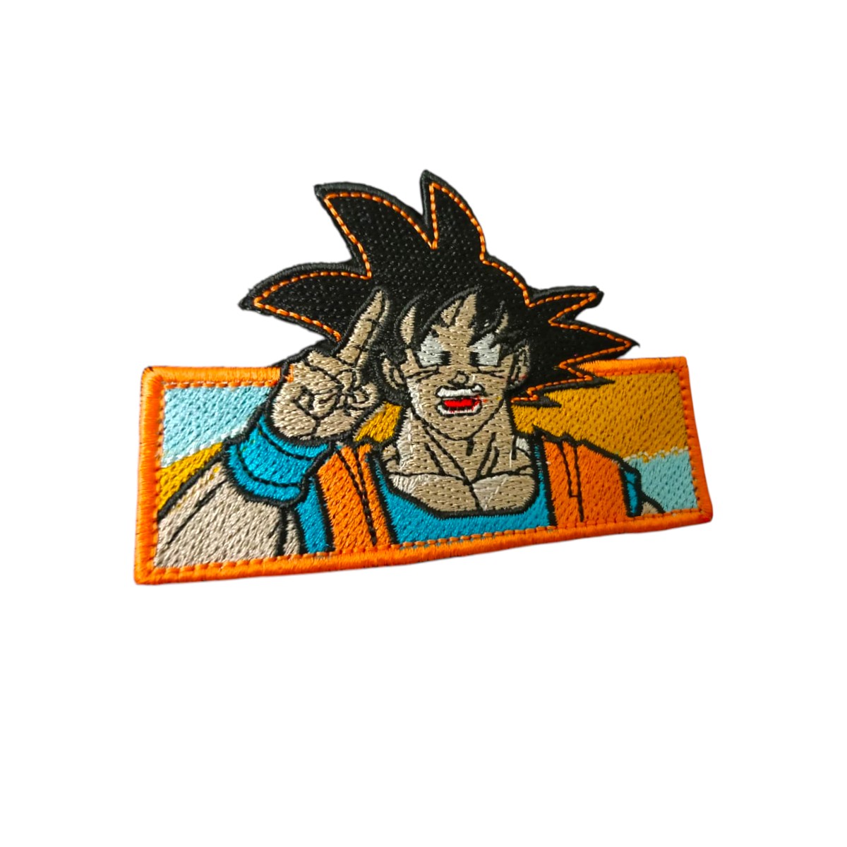Patch Emblema Oi eu sou Goku Bordado com Velcro