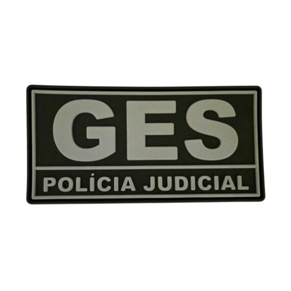 Patch Emblema Tarja GES Polícia Judicial Costa Emborrachado com Velcro