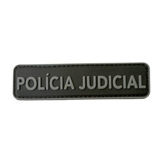 Patch Emblema Tarjeta Polícia Judicial Emborrachado com Velcro
