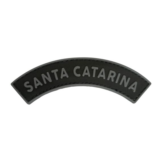 Patch Emblema Manicaca Santa Catarina Emborrachado com Velcro