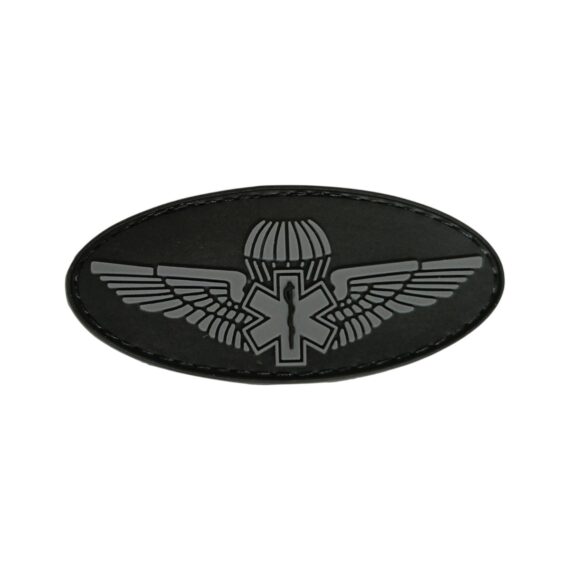 Patch Emblema Paraquedista de Resgate Emborrachado com Velcro