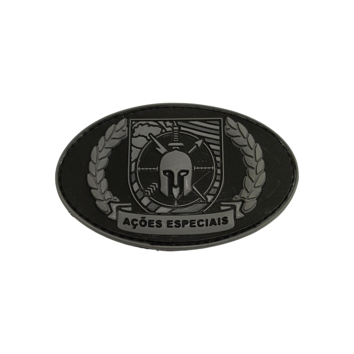 Patch Emblema Ações Especiais Emborrachado com Velcro