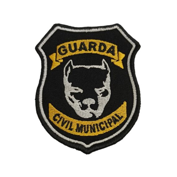 Patch Emblema Brasão Oficial Guarda Civil Municipal Bordado com Velcro