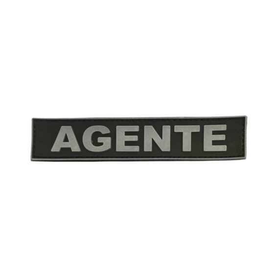 Patch Emblema Tarjeta AGENTE Emborrachado com Velcro