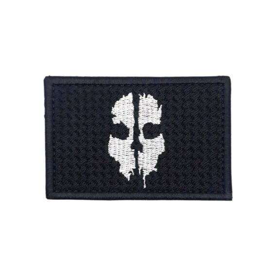 Patch Emblema Ghost Bordado com Velcro
