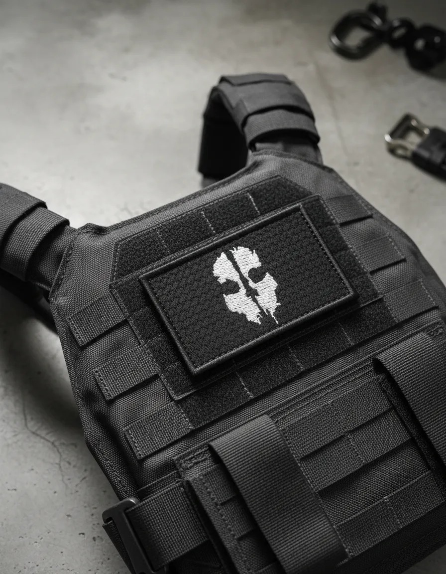 Patch Emblema Ghost Bordado com Velcro - Imagem 2