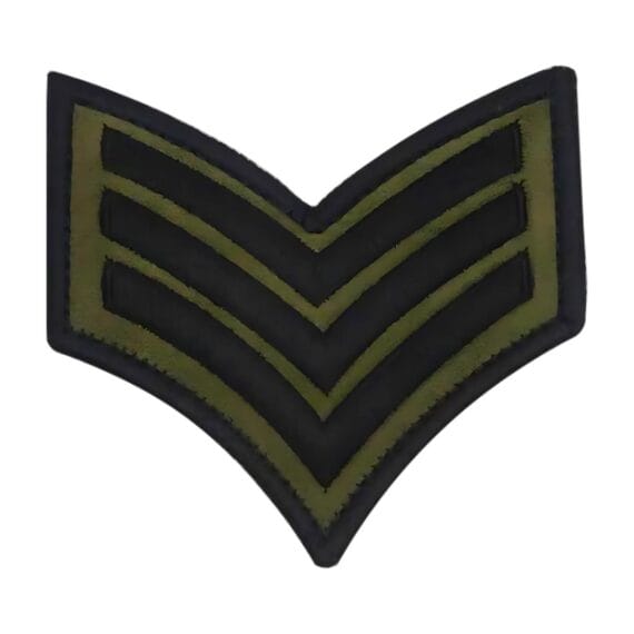 Patch Emblema Patente Sargento Bordado com Velcro